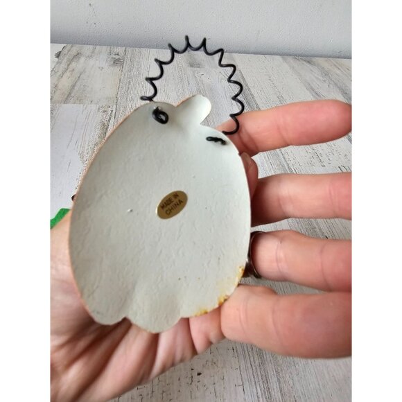 Jack-o-lantern pumpkin beaded ornament plush glitter set Halloween tree - Picture 7 of 7